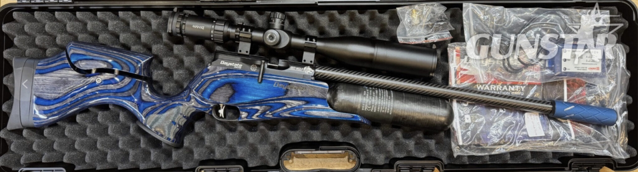 Daystate Red Wolf Blue Laminate .22 Used