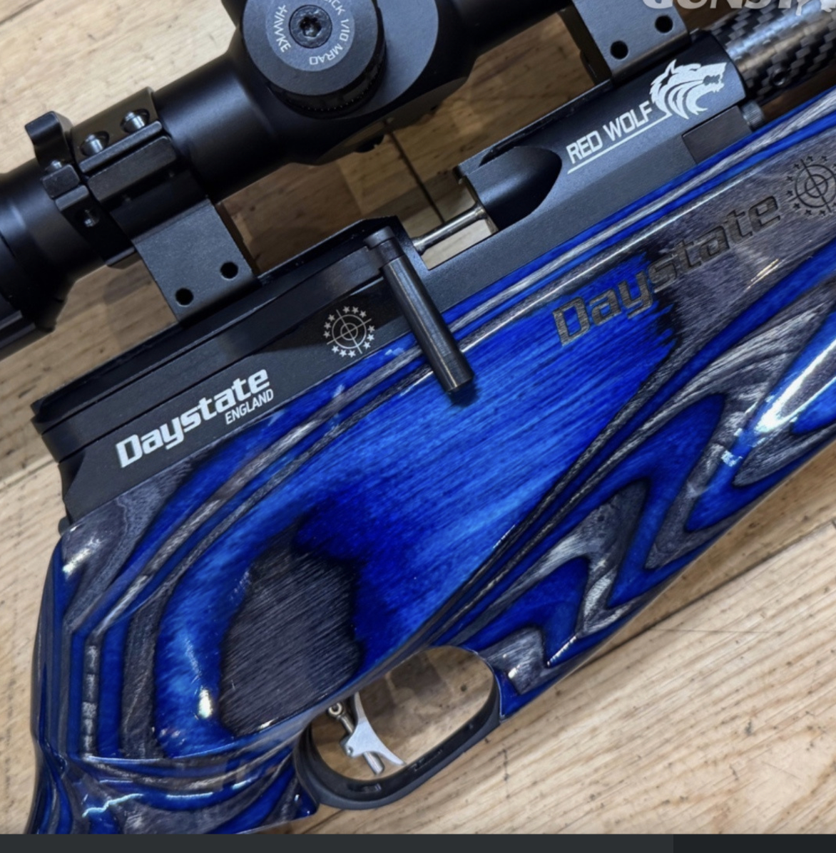 daystate red wolf blue laminate airgun