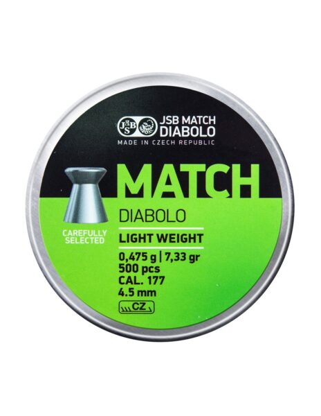 JSB Match .177 Light Weight 7,33 gr pellets