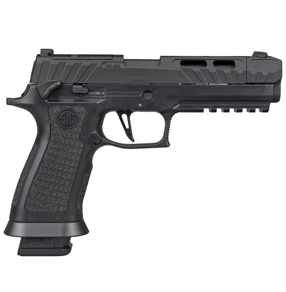 Sig Sauer p320 spectre comp blackout 177 pellet blowback